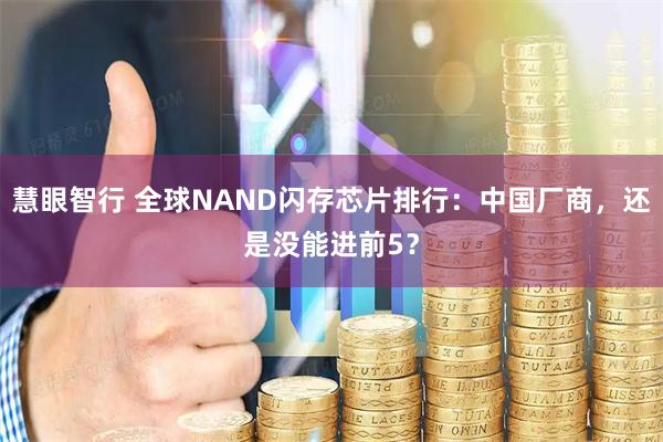 慧眼智行 全球NAND闪存芯片排行：中国厂商，还是没能进前5？