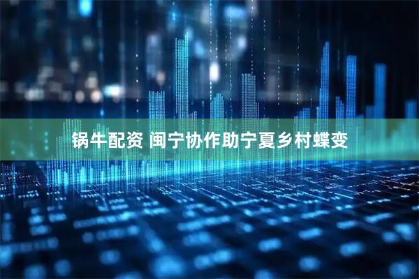 锅牛配资 闽宁协作助宁夏乡村蝶变